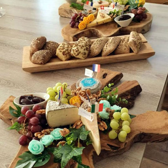 buffet froid et plateau de fromages